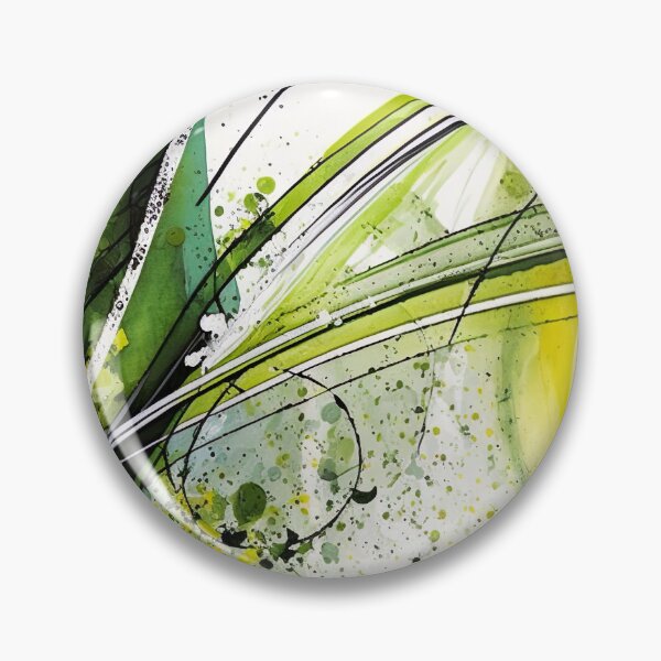 Item preview, Spring Green Yellow Sparkling Abstract Design designed and sold by ArtfulAmbitions.