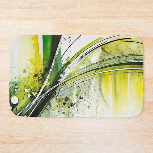 Item preview, Spring Green Yellow Sparkling Abstract Design designed and sold by ArtfulAmbitions.