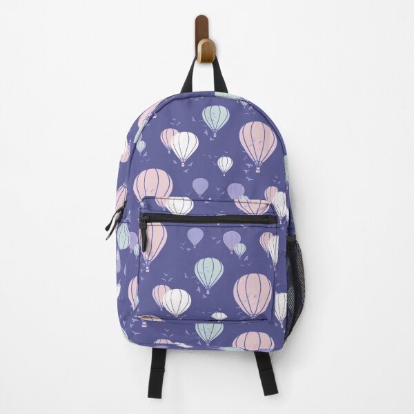 Item preview, Dreamy hot air balloons on purple sky designed and sold by starseedgems.