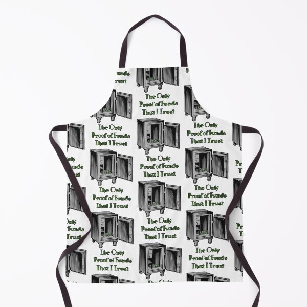 Item preview, 'The Only Proof of Funds That I Trust' Crypto Vault - Funny Cold Wallet Design designed and sold by Ridiculam Toga.
