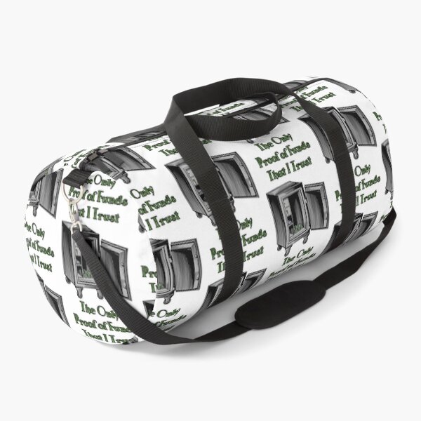 Item preview, 'The Only Proof of Funds That I Trust' Crypto Vault - Funny Cold Wallet Design designed and sold by Ridiculam Toga.