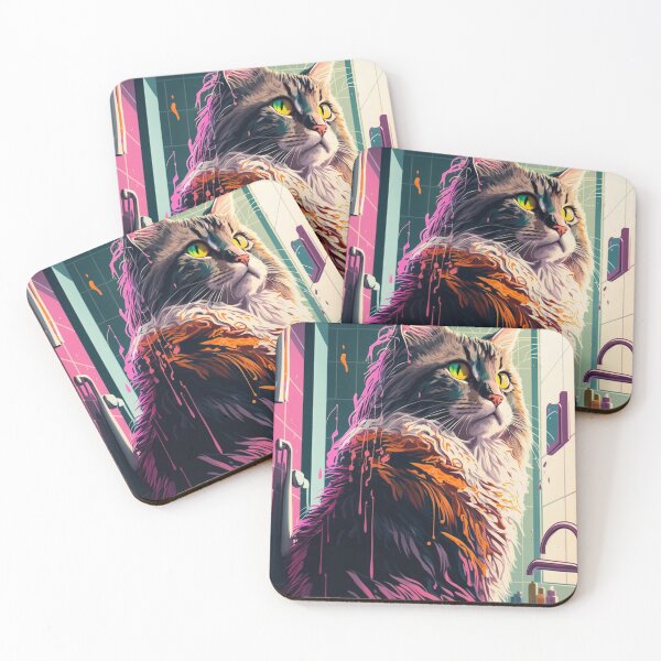 Item preview, Maine Coon cat in bathroom v1.0 designed and sold by adredn86.