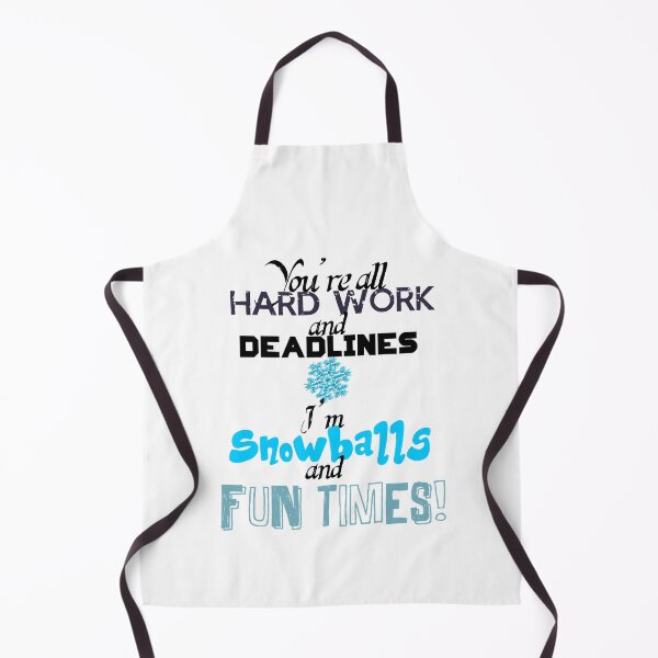Item preview, Hard Work, Deadlines, Snowballs, Fun Times Baseball ¾ Sleeve designed and sold by PepeSyls.