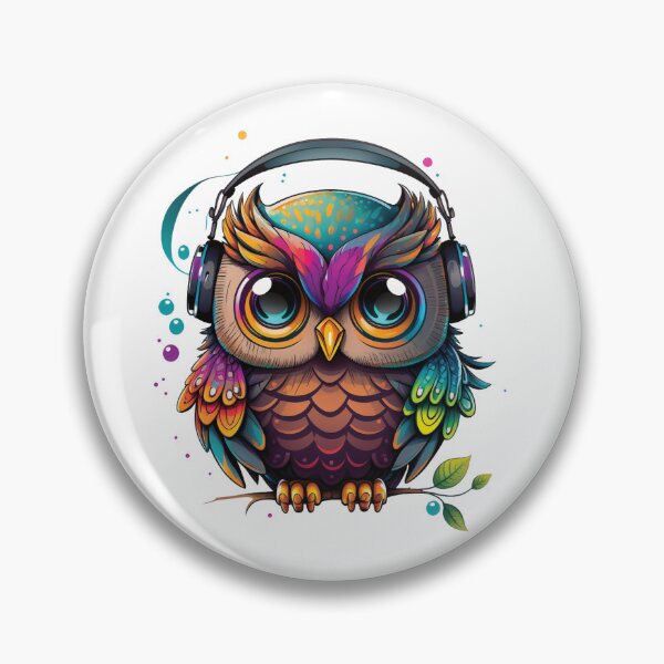 Item preview, Owl Cute colorful Handphones  designed and sold by Moonskyshop.