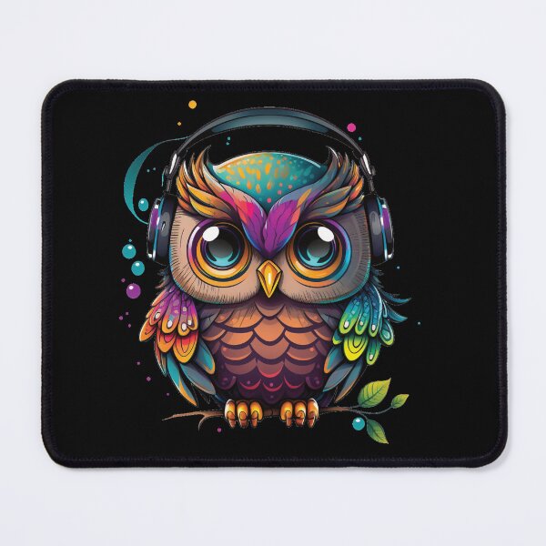 Item preview, Owl Cute colorful Handphones designed and sold by Moonskyshop.