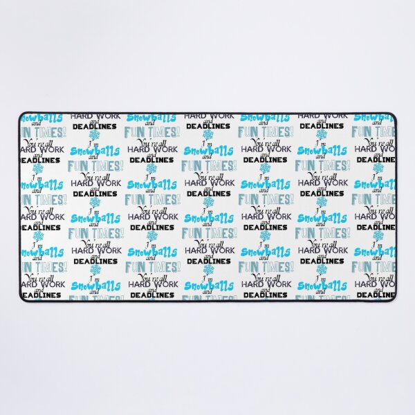 Item preview, Hard Work, Deadlines, Snowballs, Fun Times Baseball ¾ Sleeve designed and sold by PepeSyls.