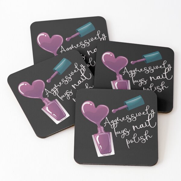 Item preview, Aggressively Buys Nail Polish designed and sold by Mirosi-S.