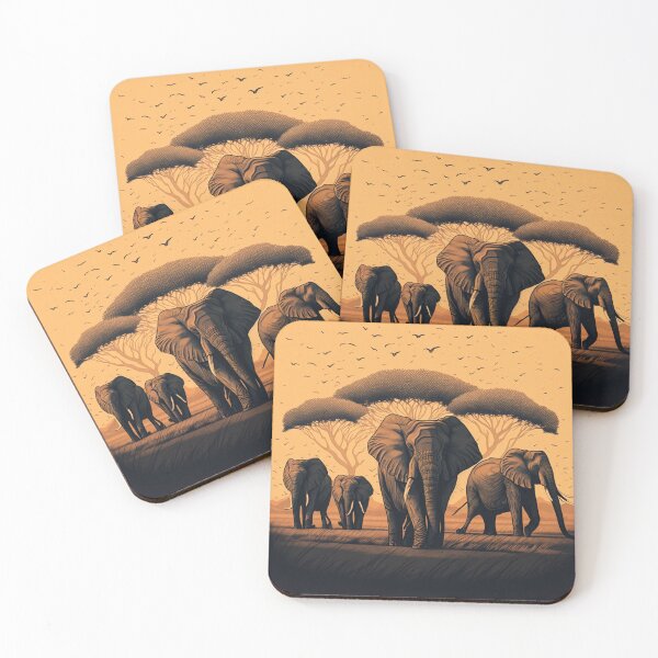 Item preview, Elephant herd gift designed and sold by TeeArtistry.