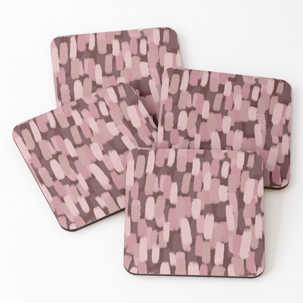 Item preview, Abstract, Shades of Blush Pink and Brown, Paint Brush Effect designed and sold by OneThreeSix.