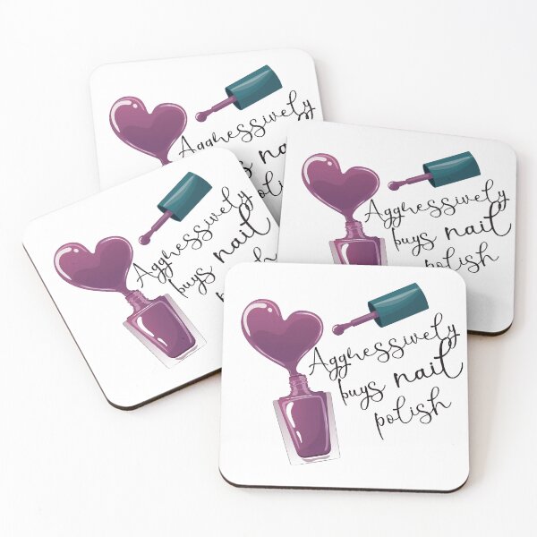 Item preview, Aggressively Buys Nail Polish designed and sold by Mirosi-S.