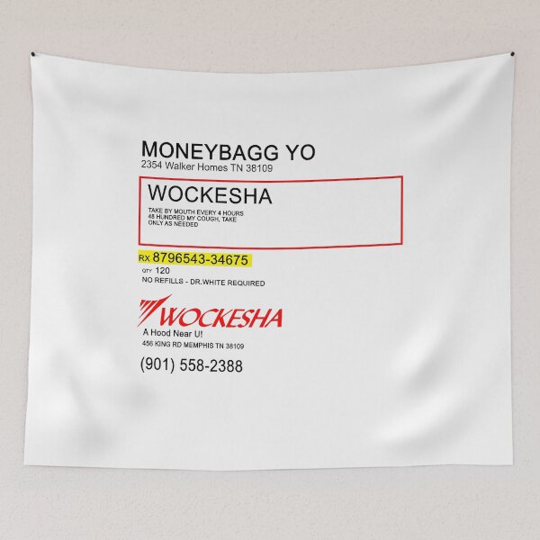Item preview, Moneybagg Yo Merch Wockesha Script, T - Shirt, Hoodie designed and sold by Sodosmin.