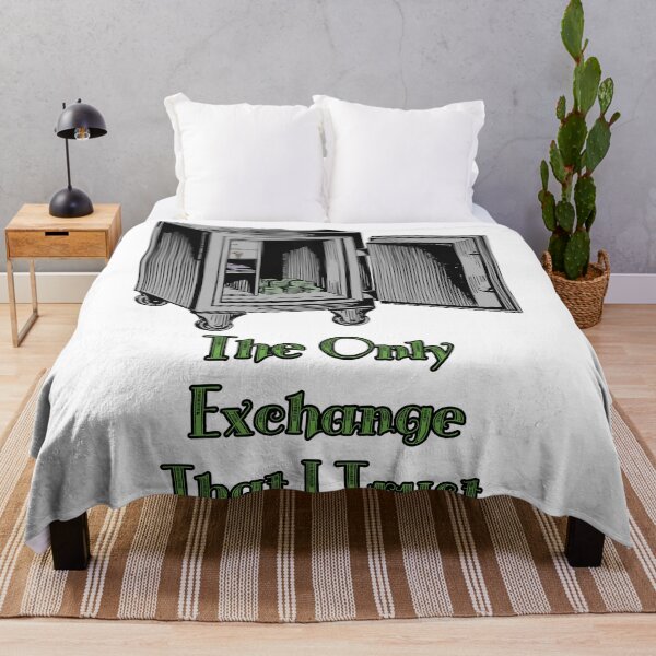 Item preview, 'The Only Exchange That I Trust' Crypto Vault - Funny Cold Wallet Design designed and sold by Ridiculam Toga.
