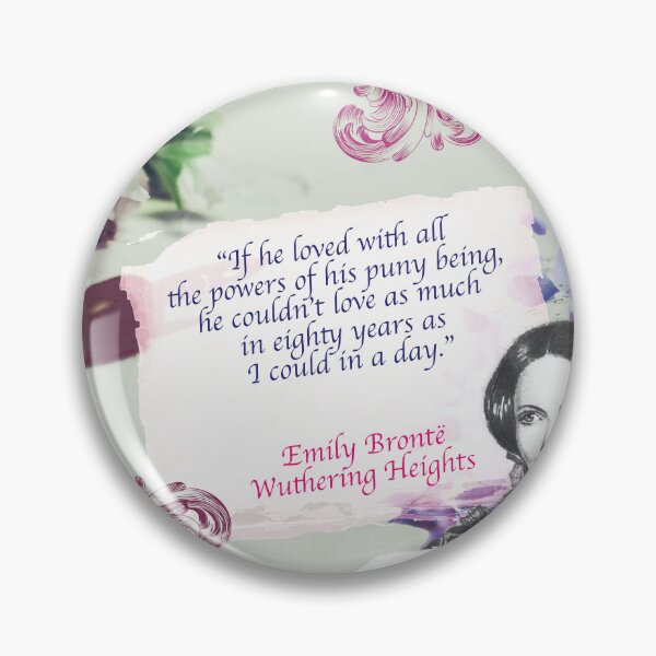 Artikelvorschau, Emily Bronte Zitat, Liebe entworfen und verkauft von Mauswohn.