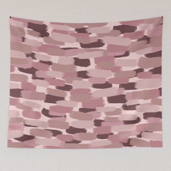 Item preview, Abstract, Shades of Blush Pink and Brown, Brush Stroke Effect designed and sold by OneThreeSix.