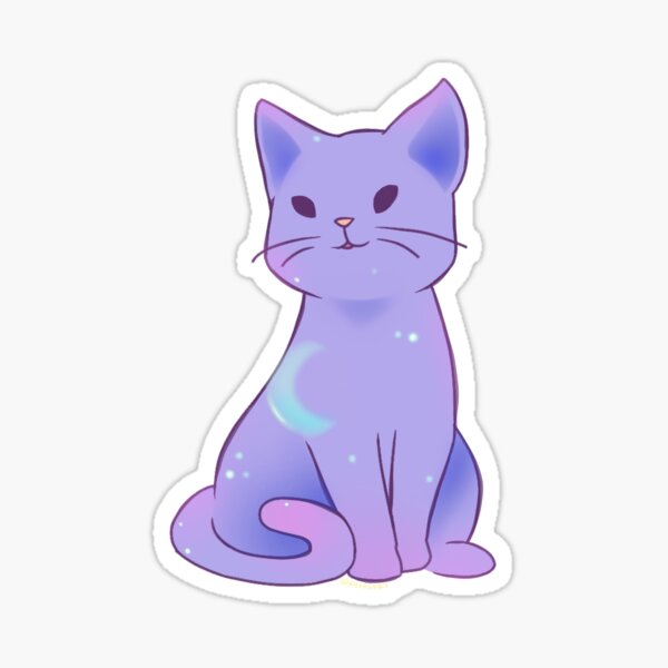 Cosmic meower Sticker