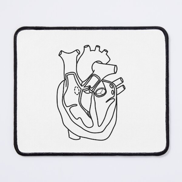 Aperçu de l'œuvre Anatomie du coeur créée et vendue par YouLightMeUp.