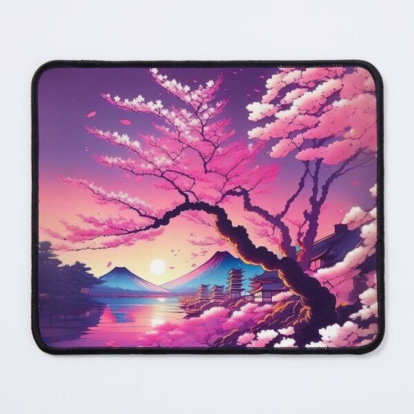 Item preview, Cherry Blossoms in the Japanese Sunset designed and sold by Sakashi-Canvas.
