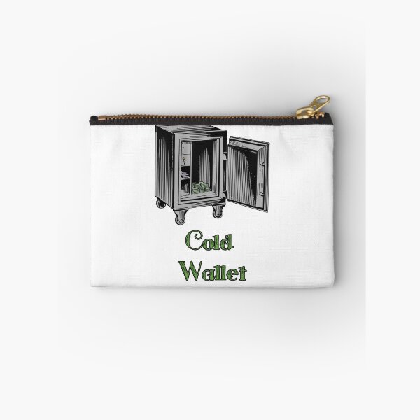 Item preview, 'Cold Wallet' Crypto Vault - Funny Cold Wallet Design designed and sold by Ridiculam Toga.