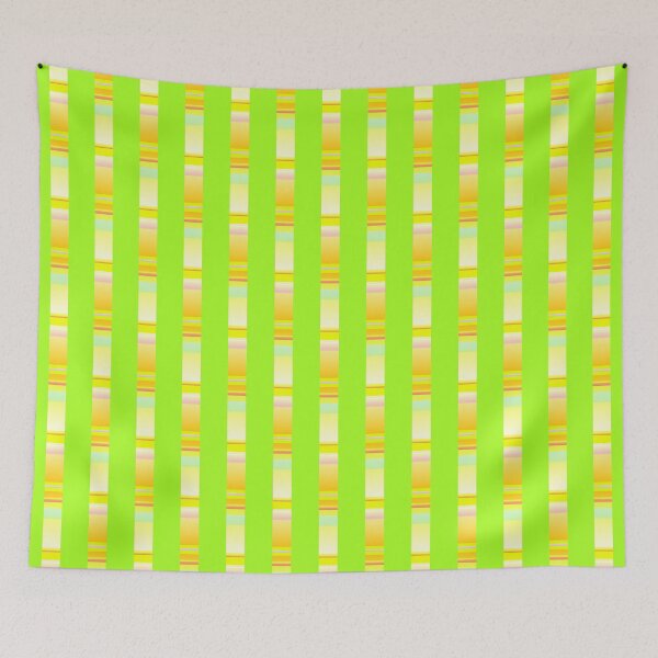 Item preview, Lime green yellow color combination | Lime green yellow geometric pattern designed and sold by lausn.