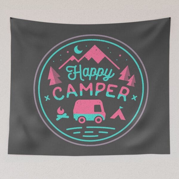 Item preview, Happy Camper Soft-top designed and sold by amandaflagg.