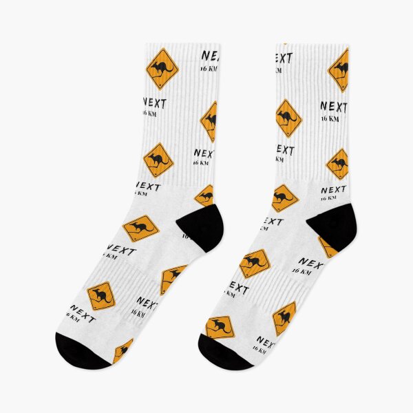 Item preview, Kangaroo Crossing - Australian Road Sign Inspired Design designed and sold by RM-Journey.