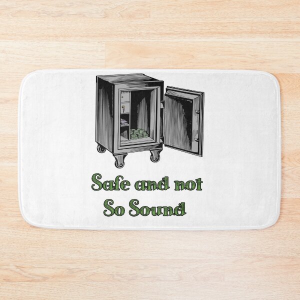 Item preview, 'Safe and not So Sound Money' Crypto Vault - Funny Cold Wallet Design designed and sold by Ridiculam Toga.