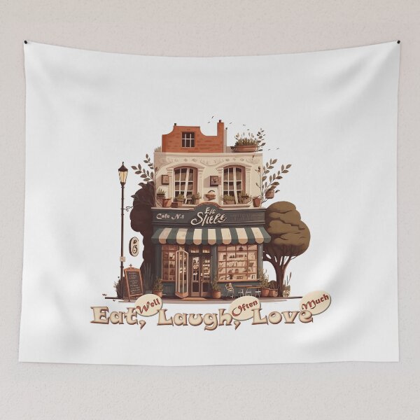 Item preview, Cafe and Restaurant #6: Eat, Laugh, Love  designed and sold by BWstudios.