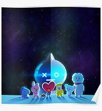 Póster BT21 Galaxy