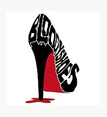 Bloody Shoes Photographic Print