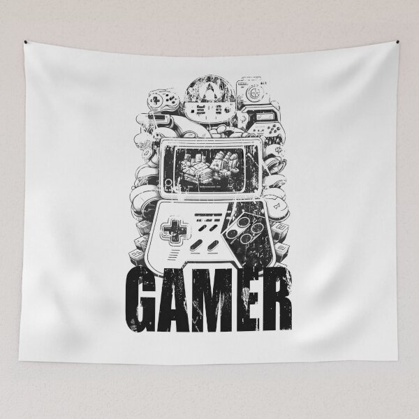 Item preview, Black Grunge Gaming Desing and GAMER Text designed and sold by Jarmo Piironen.