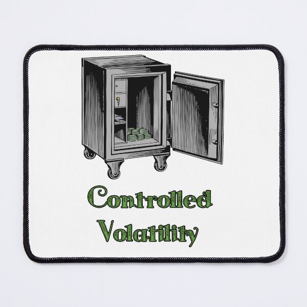 Item preview, 'Controlled Volatility' Crypto Vault - Funny Cold Wallet Design designed and sold by Ridiculam Toga.