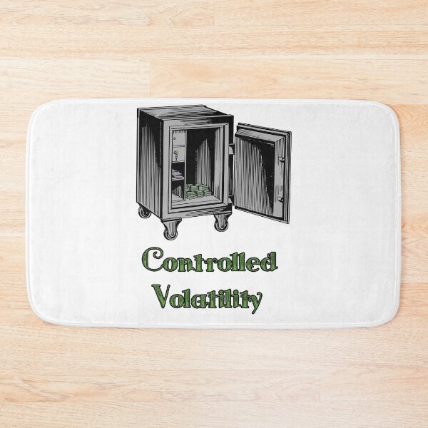 Item preview, 'Controlled Volatility' Crypto Vault - Funny Cold Wallet Design designed and sold by Ridiculam Toga.