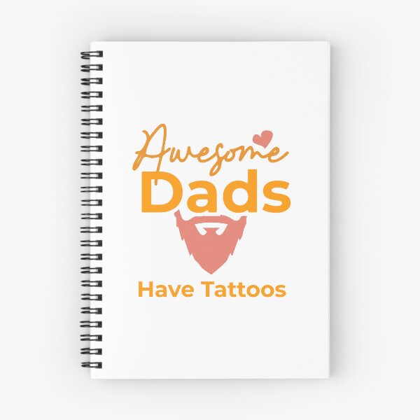 Item preview, Awesome Dads Have Tattoos And Beards designed and sold by Stag's PK.