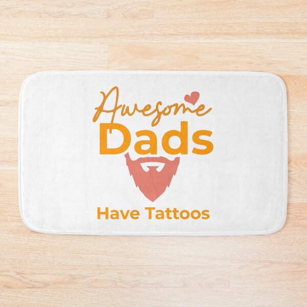 Item preview, Awesome Dads Have Tattoos And Beards designed and sold by Stag's PK.