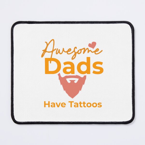 Item preview, Awesome Dads Have Tattoos And Beards designed and sold by Stag's PK.