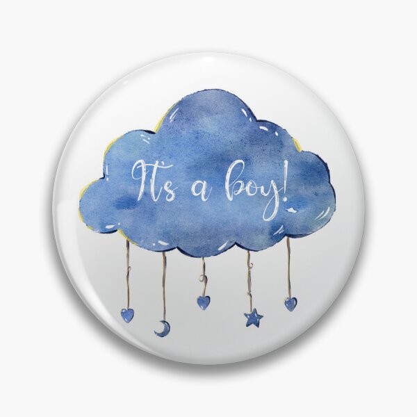 Item preview, It's a Boy Pregnancy Announcement designed and sold by BasedOnEarth.