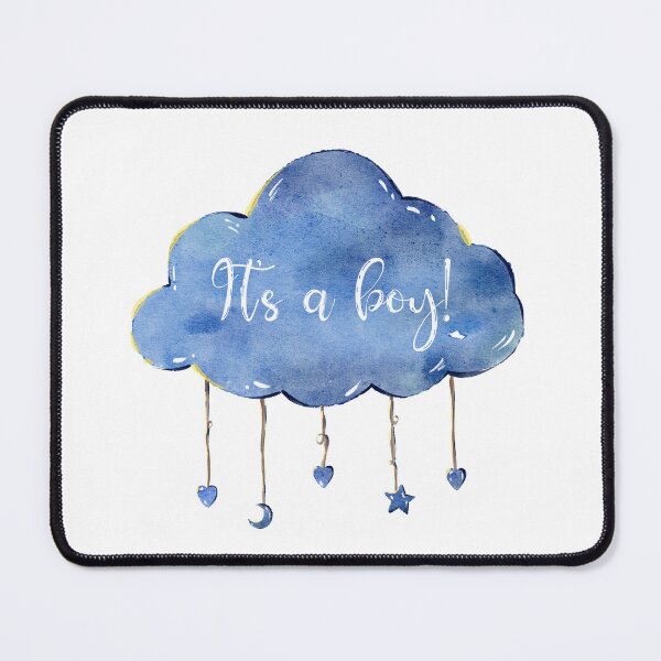 Item preview, It's a Boy Pregnancy Announcement designed and sold by BasedOnEarth.