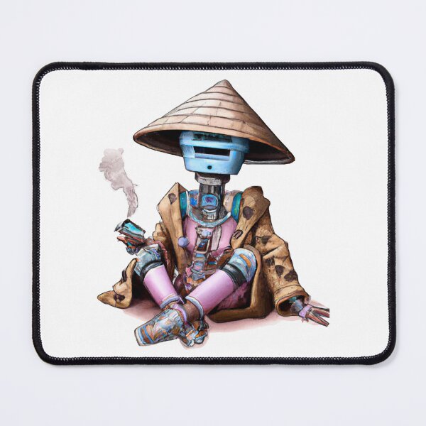 Item preview, Vaping robo girl designed and sold by Oni's Realm Studio.