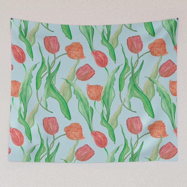 Item preview, Red Tulip Fever designed and sold by KitanaiKid.