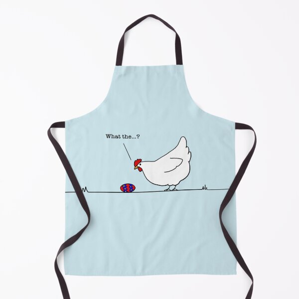 Item preview, Confused chicken with easter egg designed and sold by EarlGrey88.