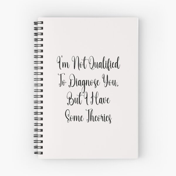Item preview, I'm Not Qualified to Diagnose I'm Not Qualified to Diagnose You, But I Have Some Theories Sticker, Funny Decal, Waterproof Vinyl Decal, But I Have Some Theories | Funny Vinyl Tumbler Cut Waterproof designed and sold by SkiMountain.