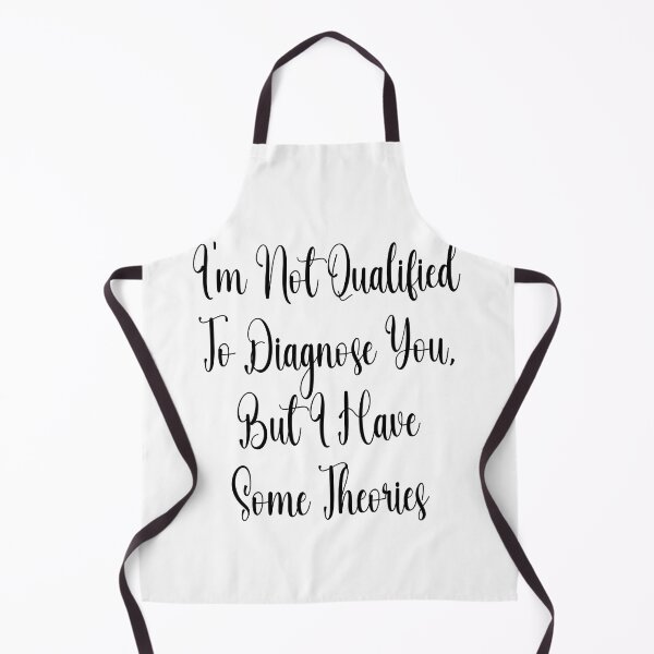 Item preview, I'm Not Qualified to Diagnose I'm Not Qualified to Diagnose You, But I Have Some Theories Sticker, Funny Decal, Waterproof Vinyl Decal, But I Have Some Theories | Funny Vinyl Tumbler Cut Waterproof designed and sold by SkiMountain.