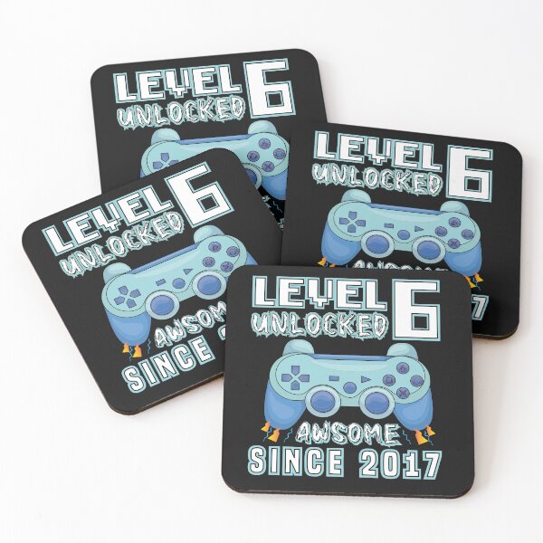 Item preview, kids level 6 unlocked 6th birthday designed and sold by zemama.