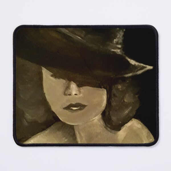 Item preview, Women in the black hat designed and sold by ShellbyBerryArt.