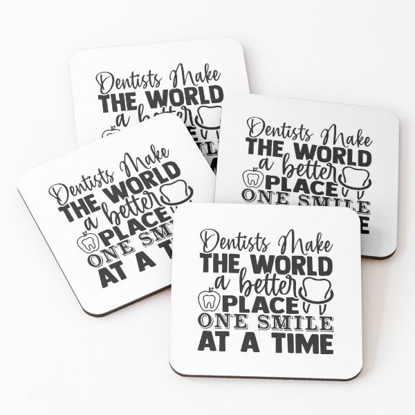 Item preview, DENTISTS MAKE THE WORLD A BETTER PLACE ONE SMILE AT A TIME designed and sold by SticerOcean.