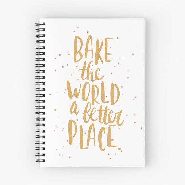 Artikelvorschau, Bake the world a better place glitzernd entworfen und verkauft von Luna's Corner.