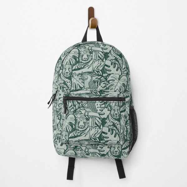 Item preview, Tropical jungle - tonal green repeating pattern designed and sold by LucyFaulke.