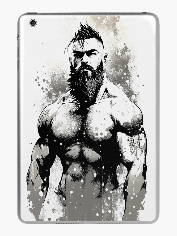 Coque et skin adhésive iPad for Sale avec l'œuvre « Sac de boxe homme  vitesse » de l'artiste TheGymZone