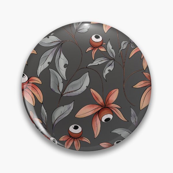 Item preview, Whimsical eye flower - dark designed and sold by Milatoo.