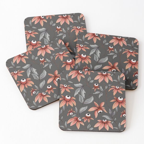 Item preview, Whimsical eye flower - dark designed and sold by Milatoo.